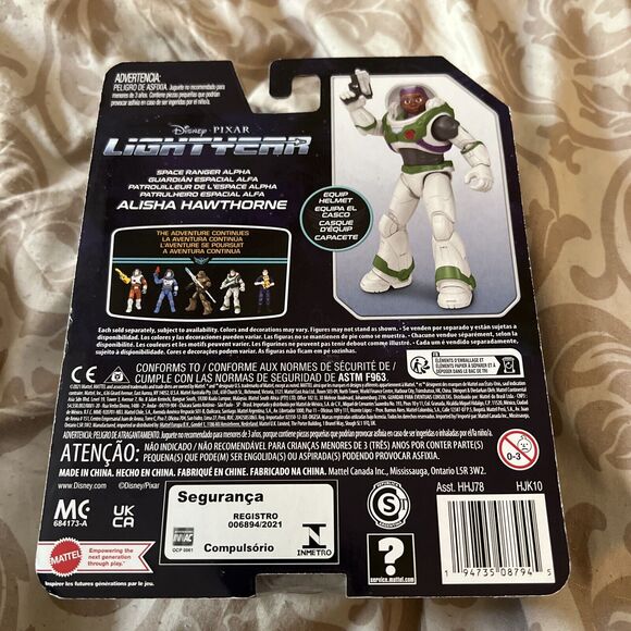 Mattel Lightyear Disney 5 Inch Scale Alpha Alisha Hawthorne Action Figure NEW - Picture 2 of 8